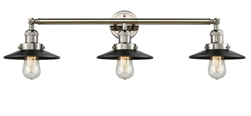 Railroad - 3 Light - 32 inch - Polished Nickel - Bath Vanity Light (3442|205-PN-M6)