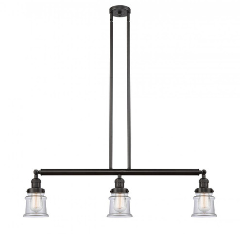 Canton - 3 Light - 39 inch - Oil Rubbed Bronze - Stem Hung - Adjustable Island Light (3442|213-OB-G182S)