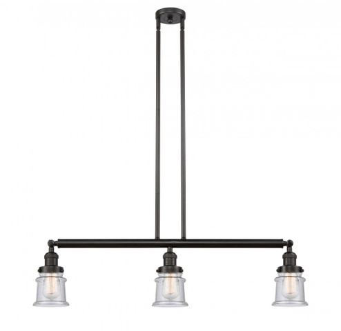 Canton - 3 Light - 39 inch - Oil Rubbed Bronze - Stem Hung - Adjustable Island Light (3442|213-OB-G184S-LED)