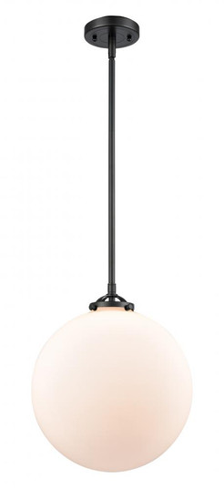 Beacon - 1 Light - 12 inch - Oil Rubbed Bronze - Stem hung - Mini Pendant (3442|284-1S-OB-G201-12-LED)