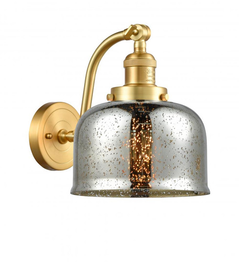 Bell - 1 Light - 8 inch - Satin Gold - Adjustable Sconce (3442|515-1W-SG-G78-LED)