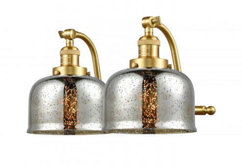 Bell - 2 Light - 18 inch - Satin Gold - Adjustable Bath Vanity Light (3442|515-2W-SG-G78-LED)