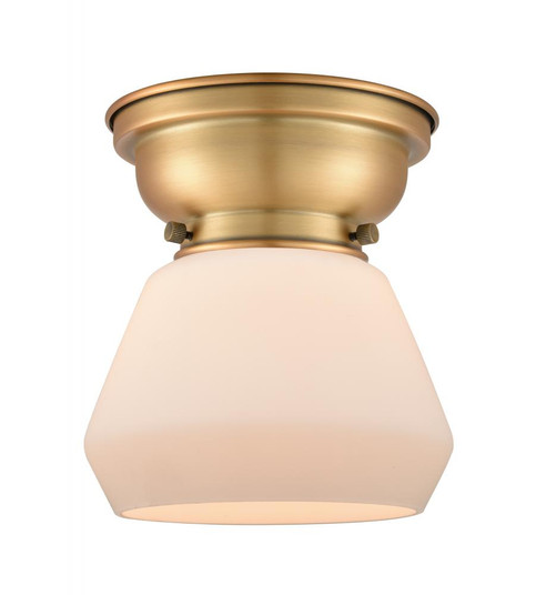 Fulton - 1 Light - 7 inch - Brushed Brass - Flush Mount (3442|623-1F-BB-G171-LED)