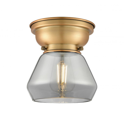 Fulton - 1 Light - 7 inch - Brushed Brass - Flush Mount (3442|623-1F-BB-G173-LED)