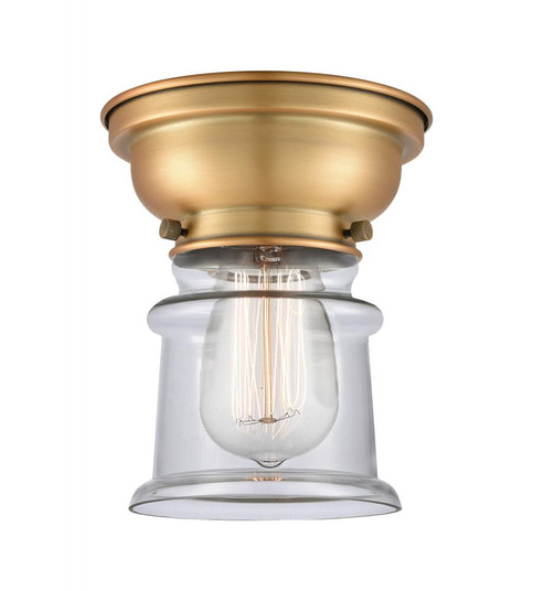 Canton - 1 Light - 6 inch - Brushed Brass - Flush Mount (3442|623-1F-BB-G182S)