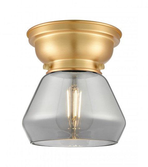 Fulton - 1 Light - 7 inch - Satin Gold - Flush Mount (3442|623-1F-SG-G173-LED)
