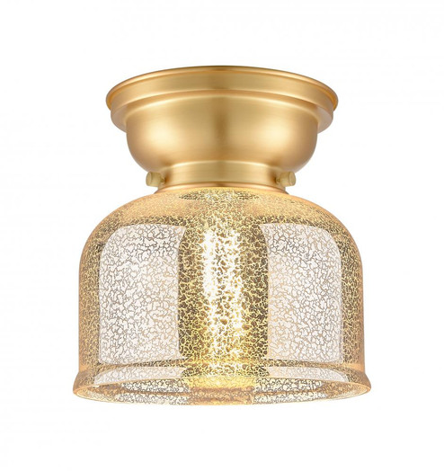 Bell - 1 Light - 8 inch - Satin Gold - Flush Mount (3442|623-1F-SG-G78)
