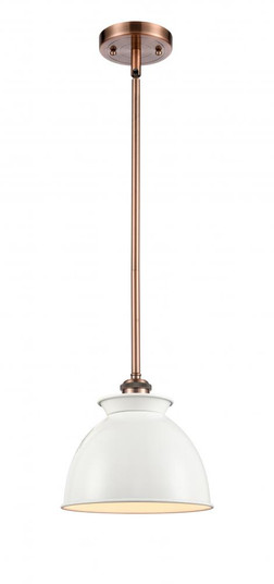 Adirondack - 1 Light - 8 inch - Antique Copper - Mini Pendant (3442|516-1S-AC-M14-W-LED)