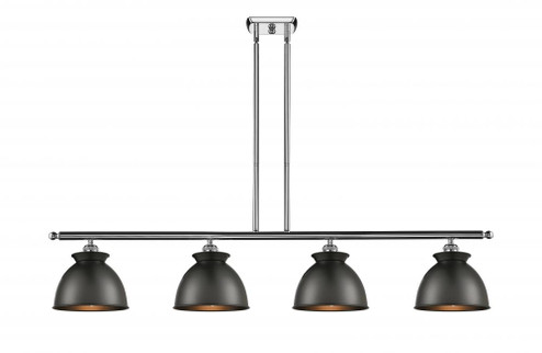 Adirondack - 4 Light - 48 inch - Polished Chrome - Stem hung - Island Light (3442|516-4I-PC-M14-BK)