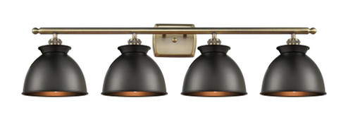 Adirondack - 4 Light - 38 inch - Antique Brass - Bath Vanity Light (3442|516-4W-AB-M14-BK-LED)