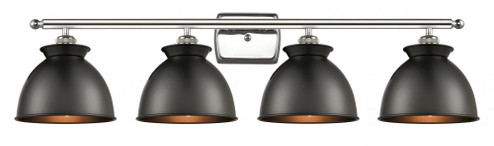 Adirondack - 4 Light - 38 inch - Polished Nickel - Bath Vanity Light (3442|516-4W-PN-M14-BK-LED)