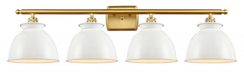 Adirondack - 4 Light - 38 inch - Satin Gold - Bath Vanity Light (3442|516-4W-SG-M14-W-LED)