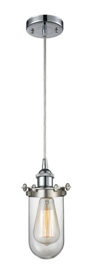 Kingsbury - 1 Light - 4 inch - Polished Chrome - Cord hung - Mini Pendant (3442|516-1P-PC-CE231-CL-LED)