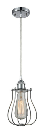 Muselet - 1 Light - 6 inch - Polished Chrome - Cord hung - Mini Pendant (3442|516-1P-PC-CE513-LED)