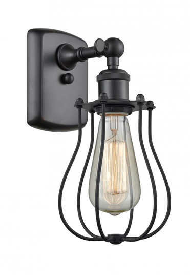 Muselet - 1 Light - 6 inch - Matte Black - Sconce (3442|516-1W-BK-CE513)