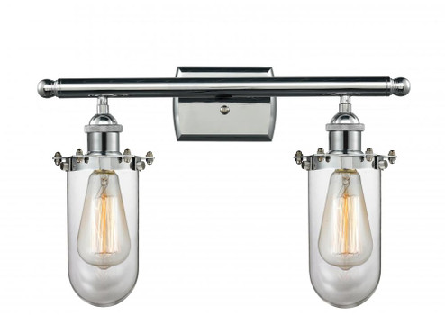 Kingsbury - 2 Light - 14 inch - Polished Chrome - Bath Vanity Light (3442|516-2W-PC-CE231-CL-LED)