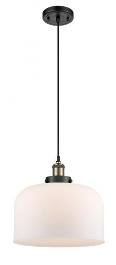 Bell - 1 Light - 12 inch - Black Antique Brass - Cord hung - Mini Pendant (3442|916-1P-BAB-G71-L)