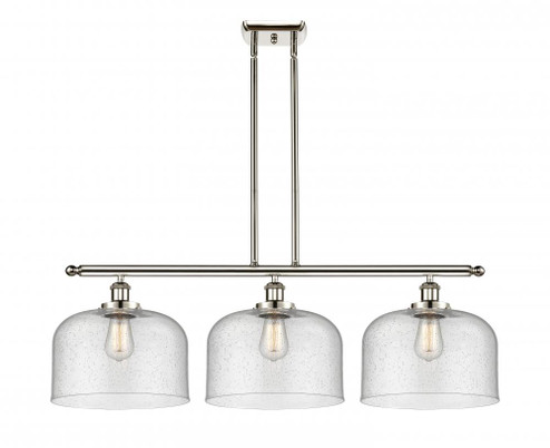 Bell - 3 Light - 36 inch - Polished Nickel - Stem Hung - Island Light (3442|916-3I-PN-G74-L)
