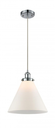 Cone - 1 Light - 12 inch - Polished Chrome - Cord hung - Mini Pendant (3442|916-1P-PC-G41-L)