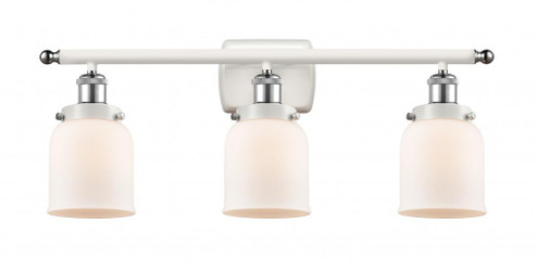 Bell - 3 Light - 26 inch - White Polished Chrome - Bath Vanity Light (3442|916-3W-WPC-G51-LED)