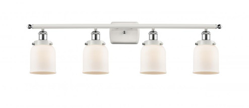 Bell - 4 Light - 36 inch - White Polished Chrome - Bath Vanity Light (3442|916-4W-WPC-G51)