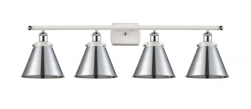 Appalachian - 4 Light - 36 inch - White Polished Chrome - Bath Vanity Light (3442|916-4W-WPC-M13-PC-LED)