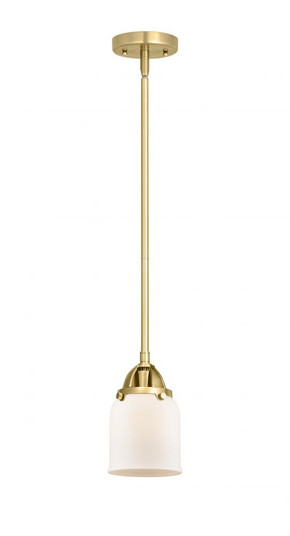 Bell - 1 Light - 5 inch - Satin Gold - Stem hung - Mini Pendant (3442|288-1S-SG-G51)