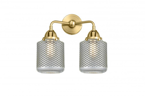 Stanton - 2 Light - 14 inch - Satin Gold - Bath Vanity Light (3442|288-2W-SG-G262-LED)