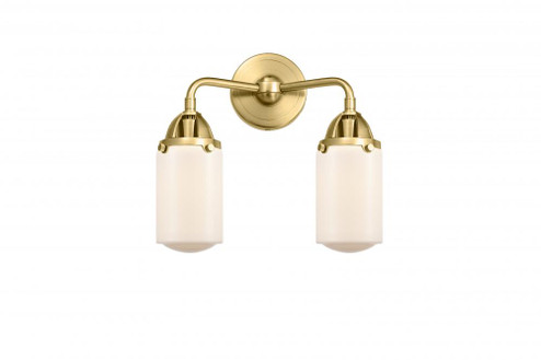 Dover - 2 Light - 13 inch - Satin Gold - Bath Vanity Light (3442|288-2W-SG-G311-LED)