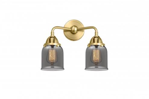 Bell - 2 Light - 13 inch - Satin Gold - Bath Vanity Light (3442|288-2W-SG-G53)