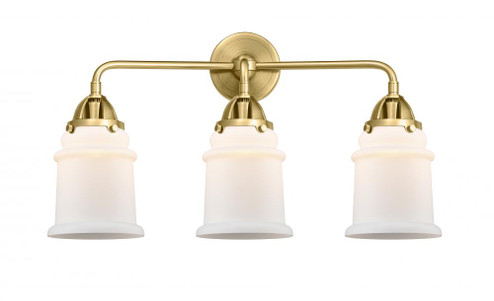 Canton - 3 Light - 24 inch - Satin Gold - Bath Vanity Light (3442|288-3W-SG-G181-LED)