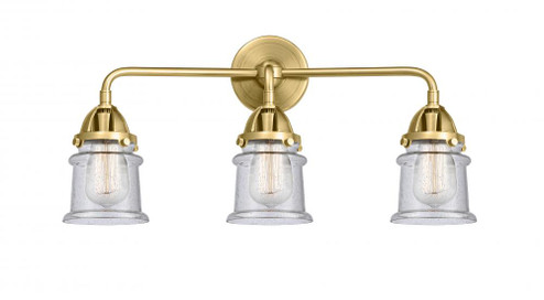 Canton - 3 Light - 23 inch - Satin Gold - Bath Vanity Light (3442|288-3W-SG-G184S-LED)