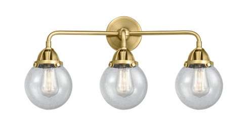 Beacon - 3 Light - 24 inch - Satin Gold - Bath Vanity Light (3442|288-3W-SG-G204-6)