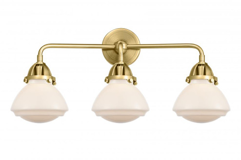 Olean - 3 Light - 25 inch - Satin Gold - Bath Vanity Light (3442|288-3W-SG-G321-LED)