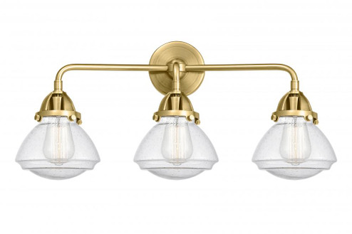 Olean - 3 Light - 25 inch - Satin Gold - Bath Vanity Light (3442|288-3W-SG-G324-LED)