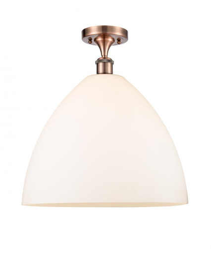 Bristol - 1 Light - 16 inch - Antique Copper - Semi-Flush Mount (3442|516-1C-AC-GBD-161)