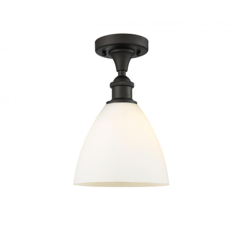 Bristol - 1 Light - 8 inch - Oil Rubbed Bronze - Semi-Flush Mount (3442|516-1C-OB-GBD-751)