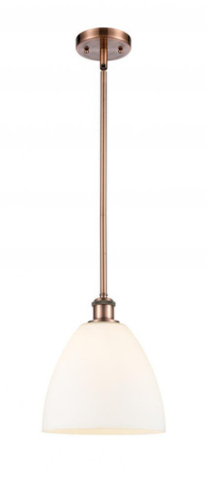 Bristol - 1 Light - 9 inch - Antique Copper - Mini Pendant (3442|516-1S-AC-GBD-91-LED)