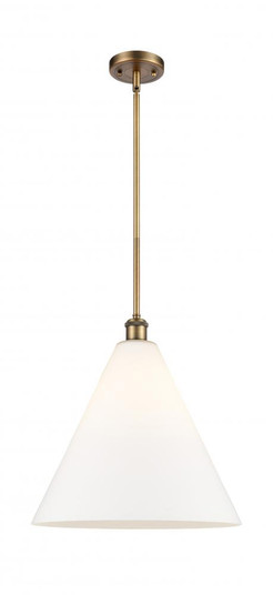 Berkshire - 1 Light - 16 inch - Brushed Brass - Pendant (3442|516-1S-BB-GBC-161-LED)