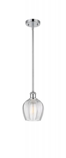 Norfolk - 1 Light - 6 inch - Polished Chrome - Mini Pendant (3442|516-1S-PC-G462-6)