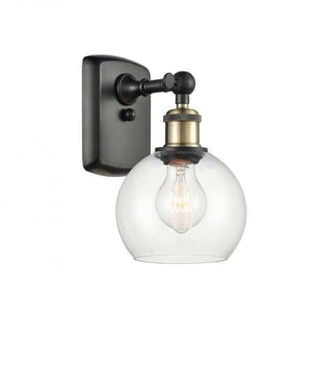 Athens - 1 Light - 6 inch - Black Antique Brass - Sconce (3442|516-1W-BAB-G122-6)