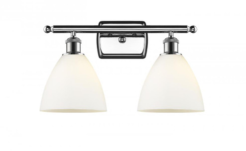 Bristol - 2 Light - 18 inch - Polished Chrome - Bath Vanity Light (3442|516-2W-PC-GBD-751)