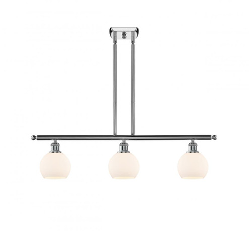 Athens - 3 Light - 36 inch - Polished Chrome - Stem hung - Island Light (3442|516-3I-PC-G121-6)