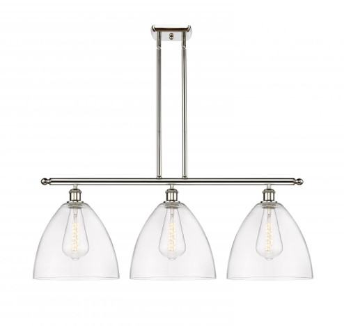 Bristol - 3 Light - 39 inch - Polished Nickel - Stem hung - Island Light (3442|516-3I-PN-GBD-122-LED)
