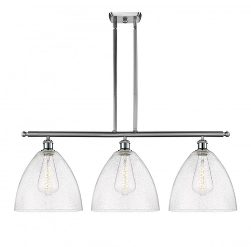 Bristol - 3 Light - 39 inch - Brushed Satin Nickel - Cord hung - Island Light (3442|516-3I-SN-GBD-124-LED)