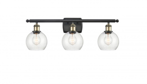 Athens - 3 Light - 26 inch - Black Antique Brass - Bath Vanity Light (3442|516-3W-BAB-G124-6-LED)