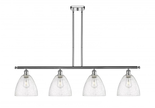 Bristol - 4 Light - 48 inch - Polished Chrome - Stem hung - Island Light (3442|516-4I-PC-GBD-94-LED)