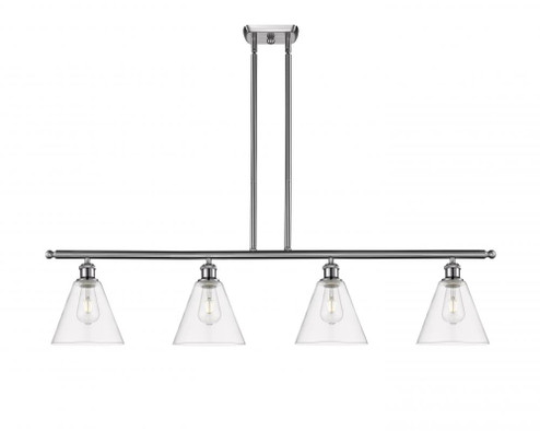 Berkshire - 4 Light - 48 inch - Brushed Satin Nickel - Cord hung - Island Light (3442|516-4I-SN-GBC-82-LED)