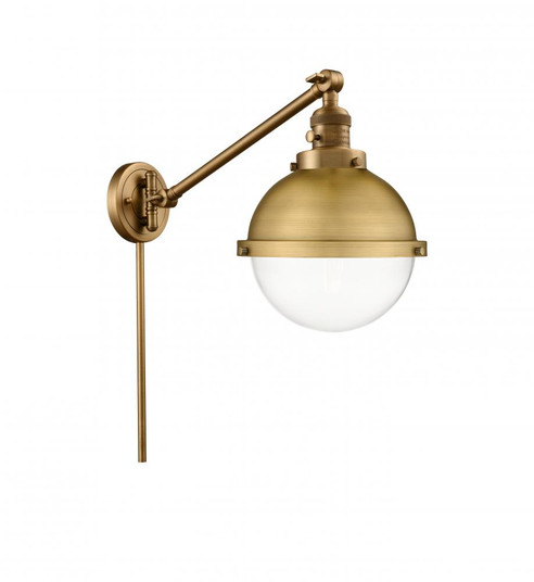 Hampden - 1 Light - 9 inch - Brushed Brass -Adjustable Swing Arm (3442|237-BB-HFS-82-BB)