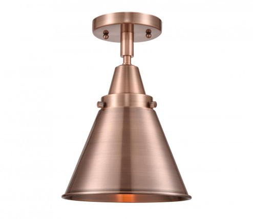 Appalachian - 1 Light - 8 inch - Antique Copper - Semi-Flush Mount (3442|447-1C-AC-M13-AC-LED)